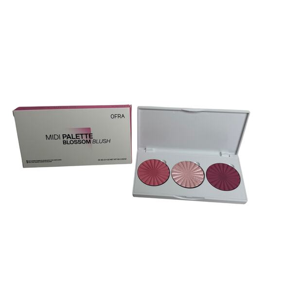 OFRA Midi‎ Blush Palette Blossom Pink Satin Pillow Talk Paradise Pink NIB - Picture 1 of 7